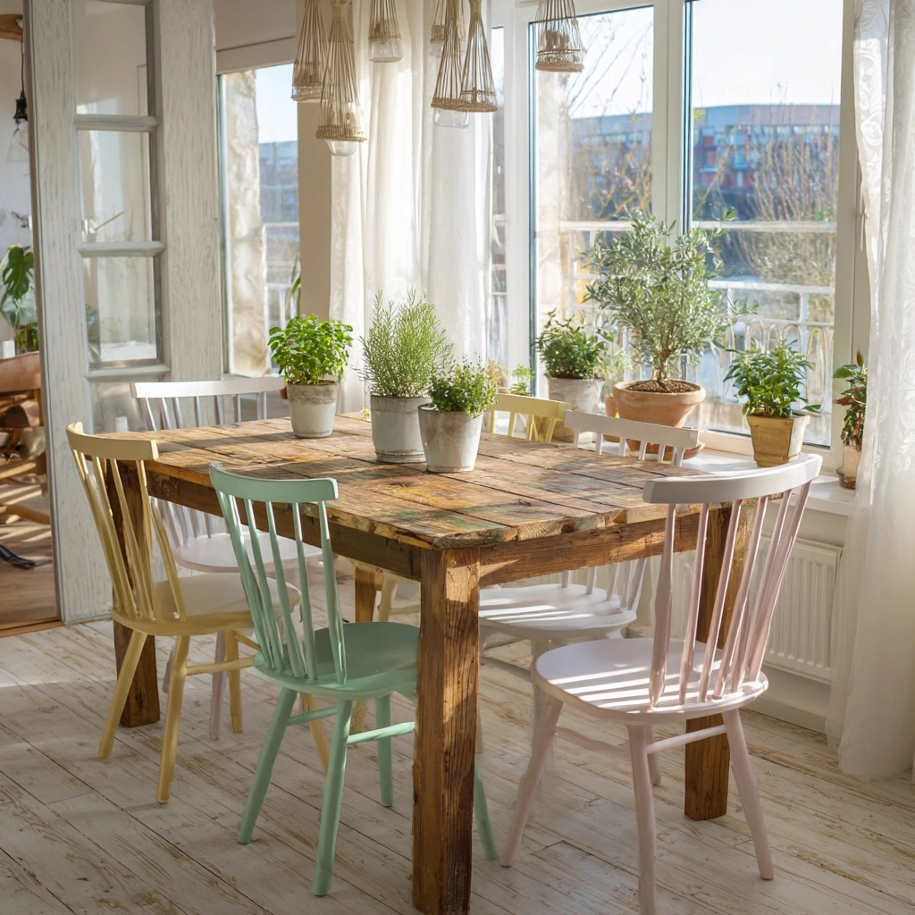 modern vintage dining room 17