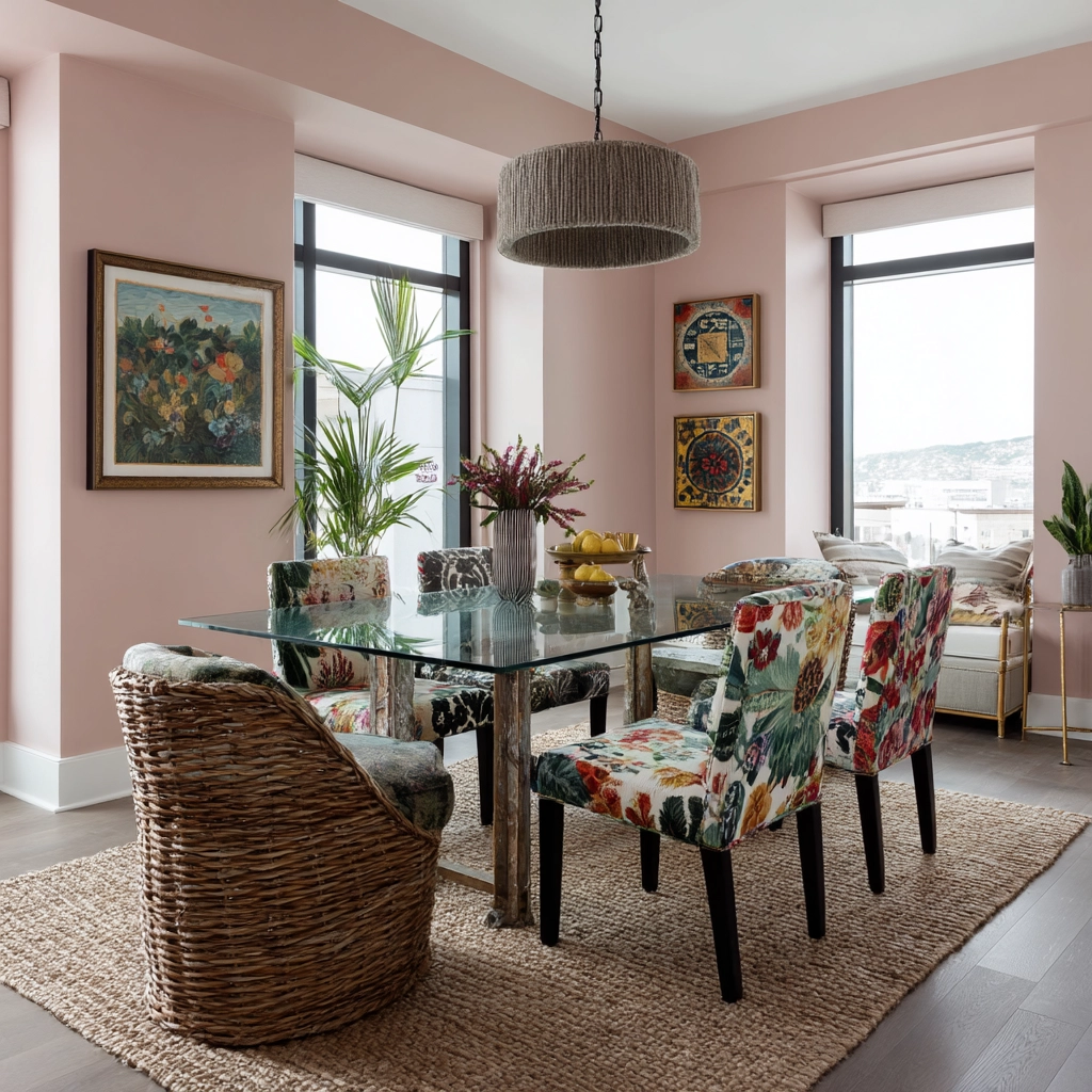 modern vintage dining room 21
