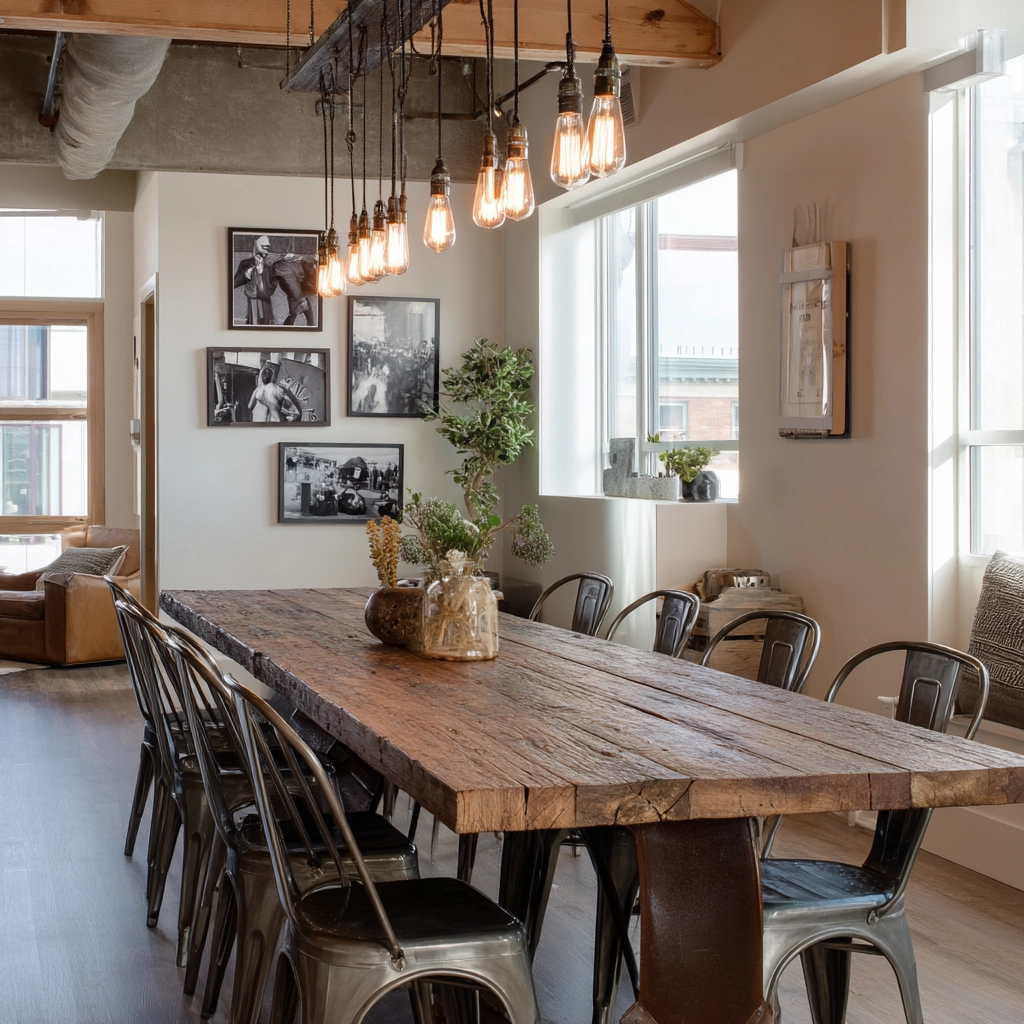 modern vintage dining room 28