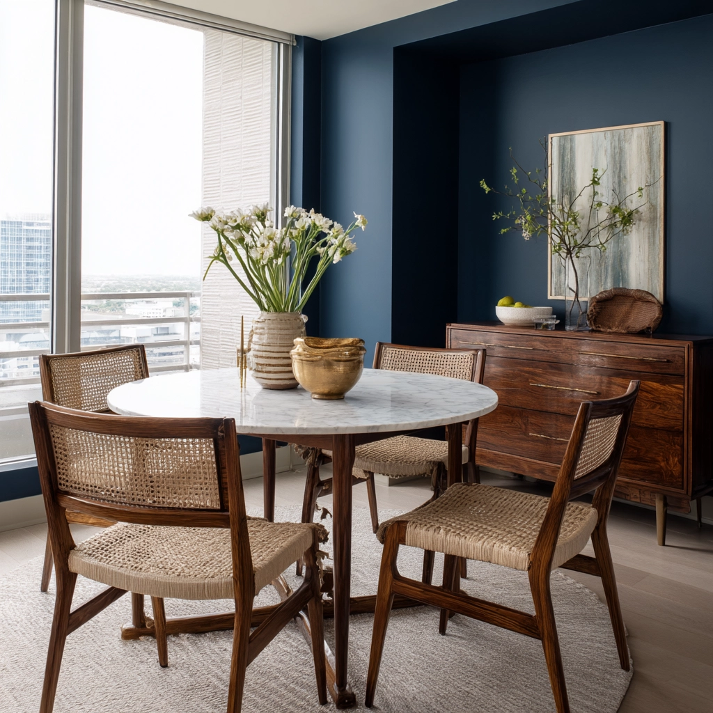 modern vintage dining room 29