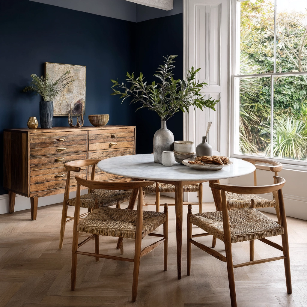 modern vintage dining room 30