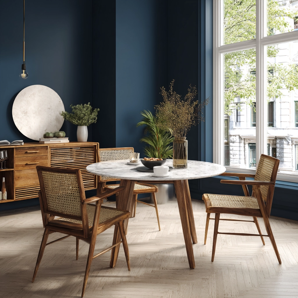modern vintage dining room 31
