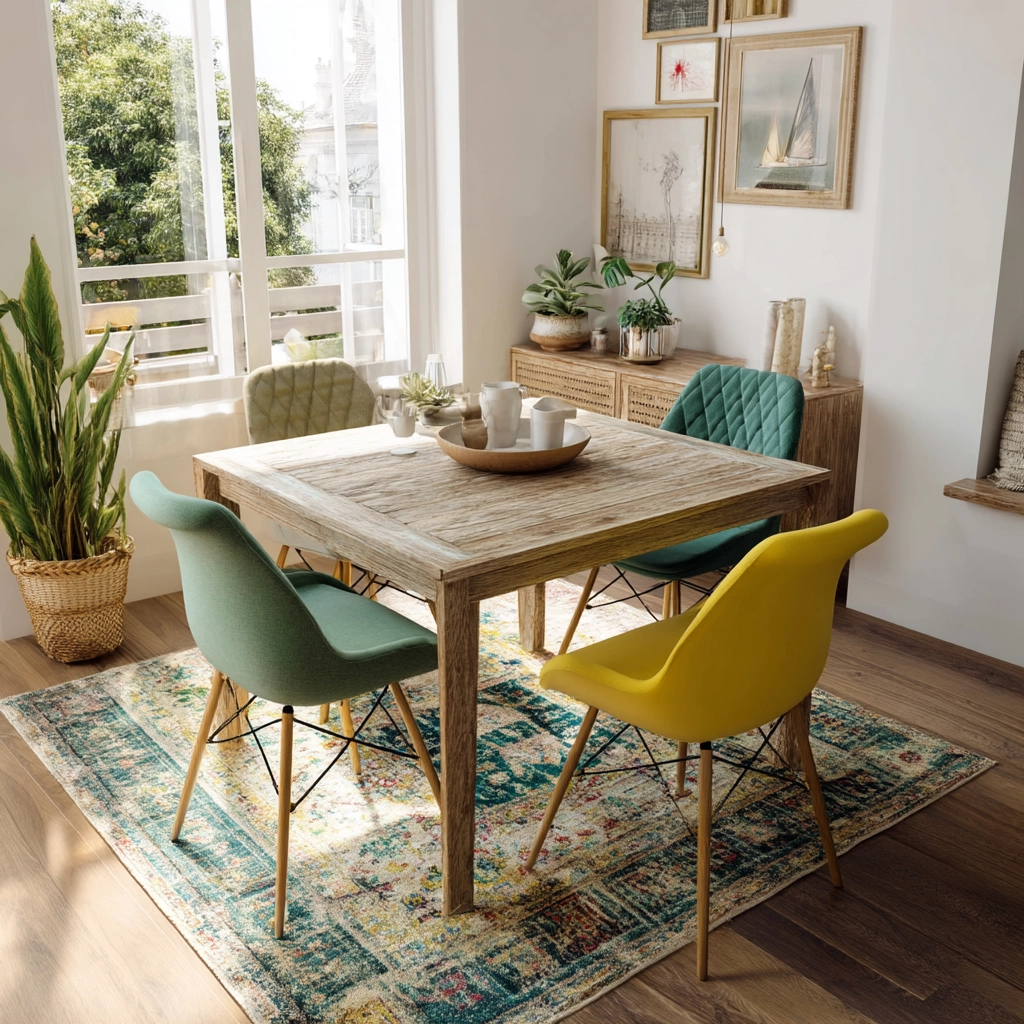 modern vintage dining room 37