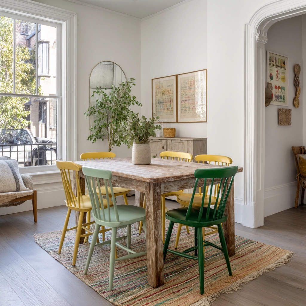 modern vintage dining room 38