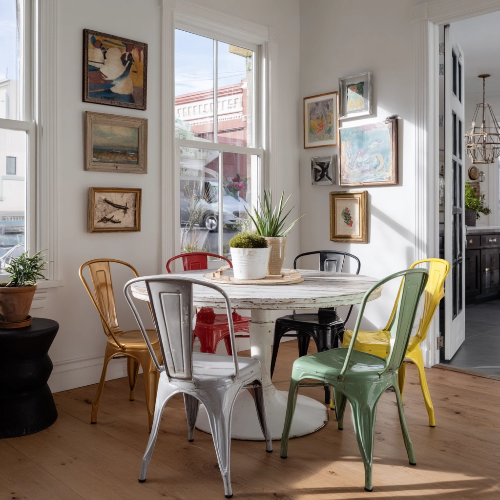 modern vintage dining room 45