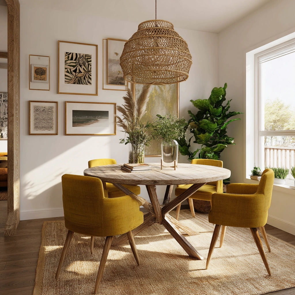 modern vintage dining room 5