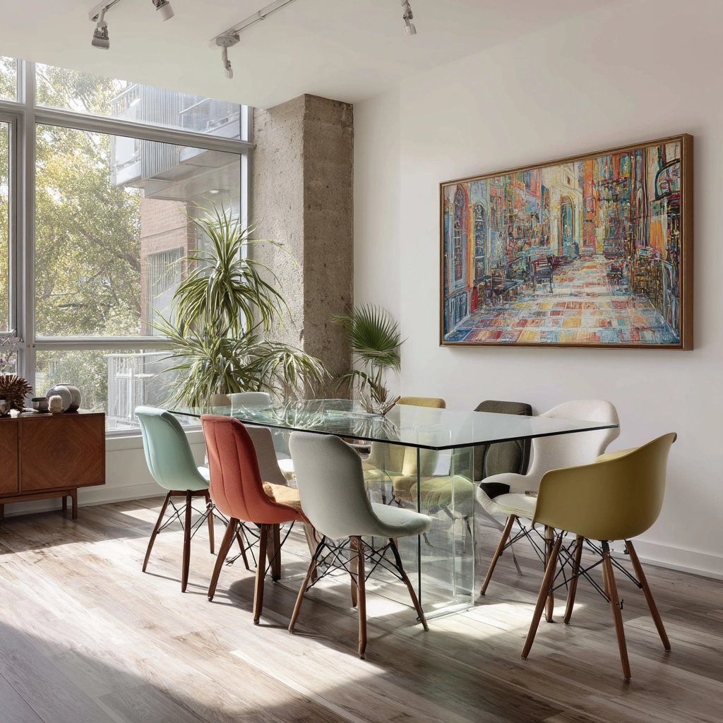 modern vintage dining room 55