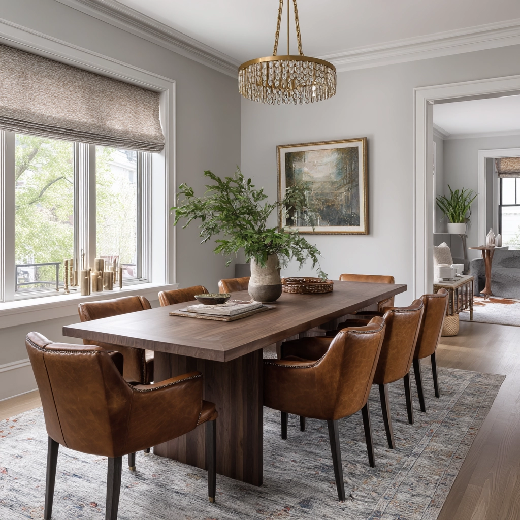 modern vintage dining room 59