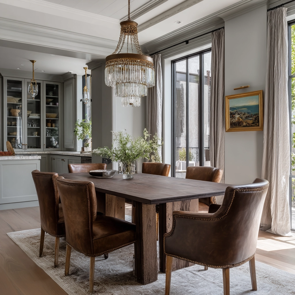modern vintage dining room 60