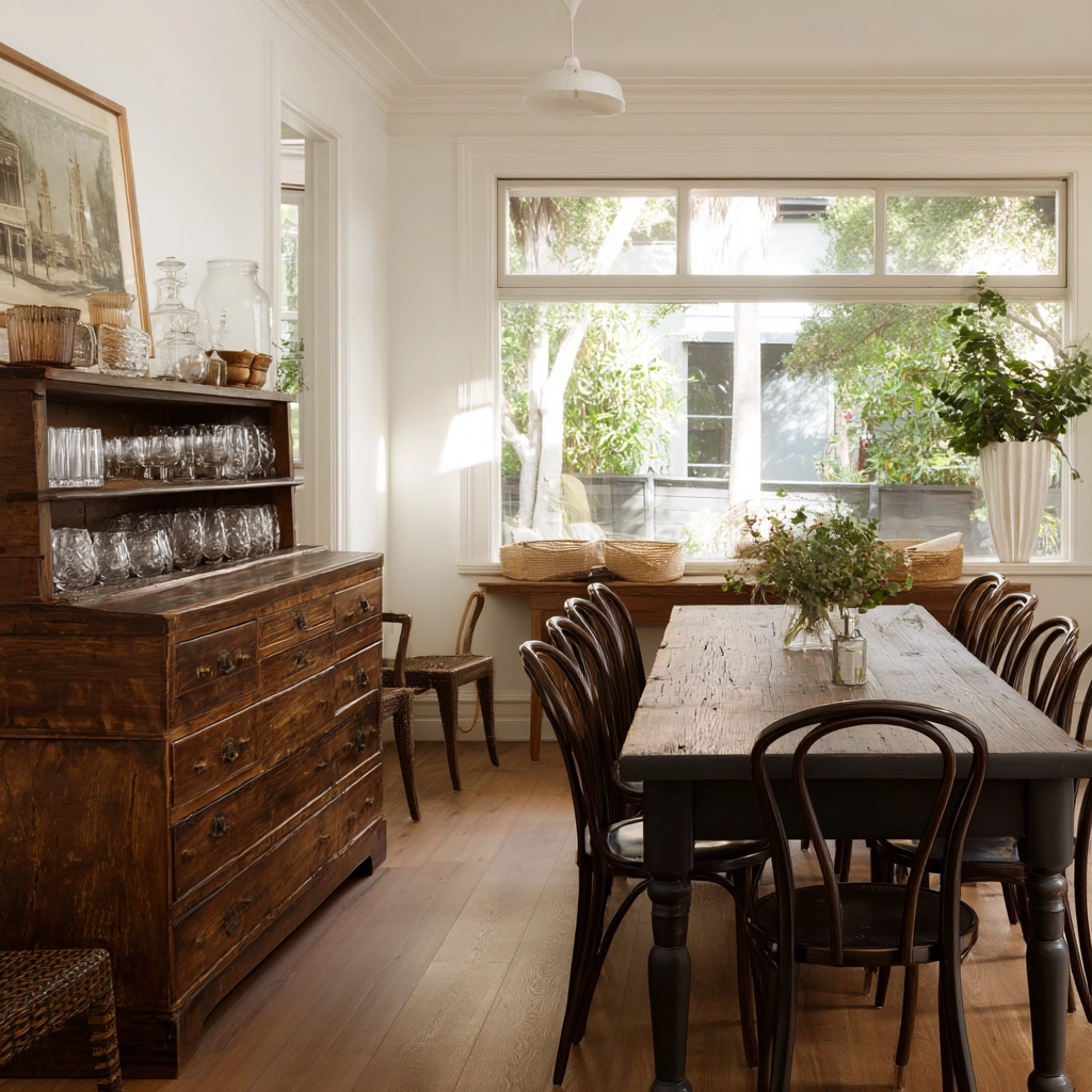 modern vintage dining room 9