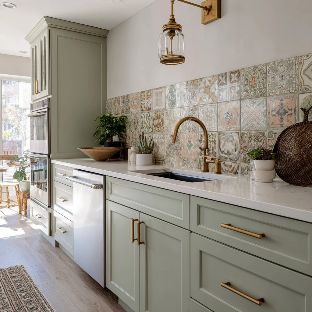 modern vintage kitchen 16