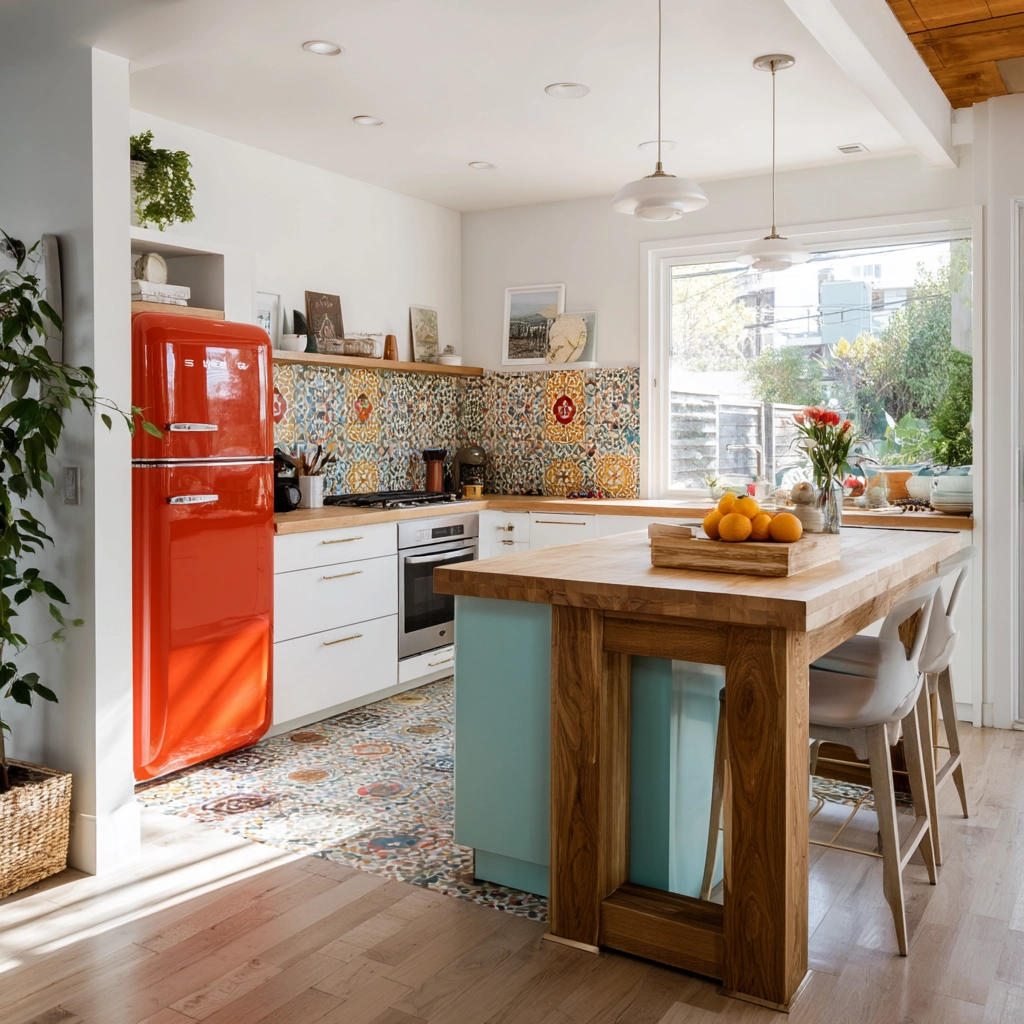 modern vintage kitchen 59