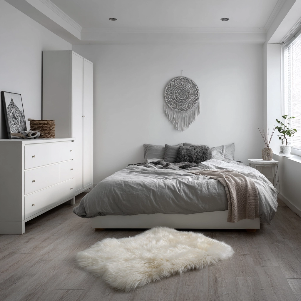 monochromatic bedroom ideas 23