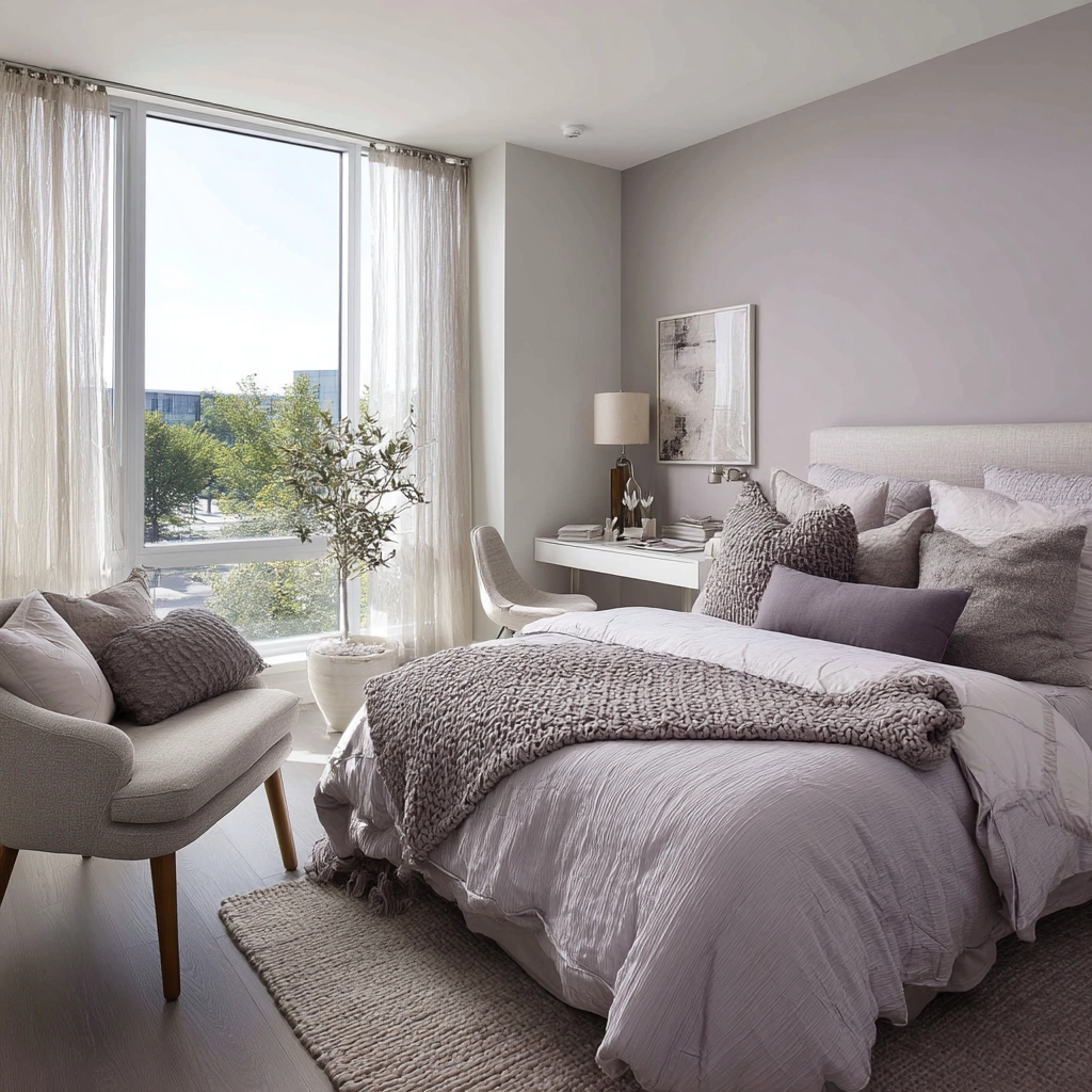 monochromatic bedroom ideas 37