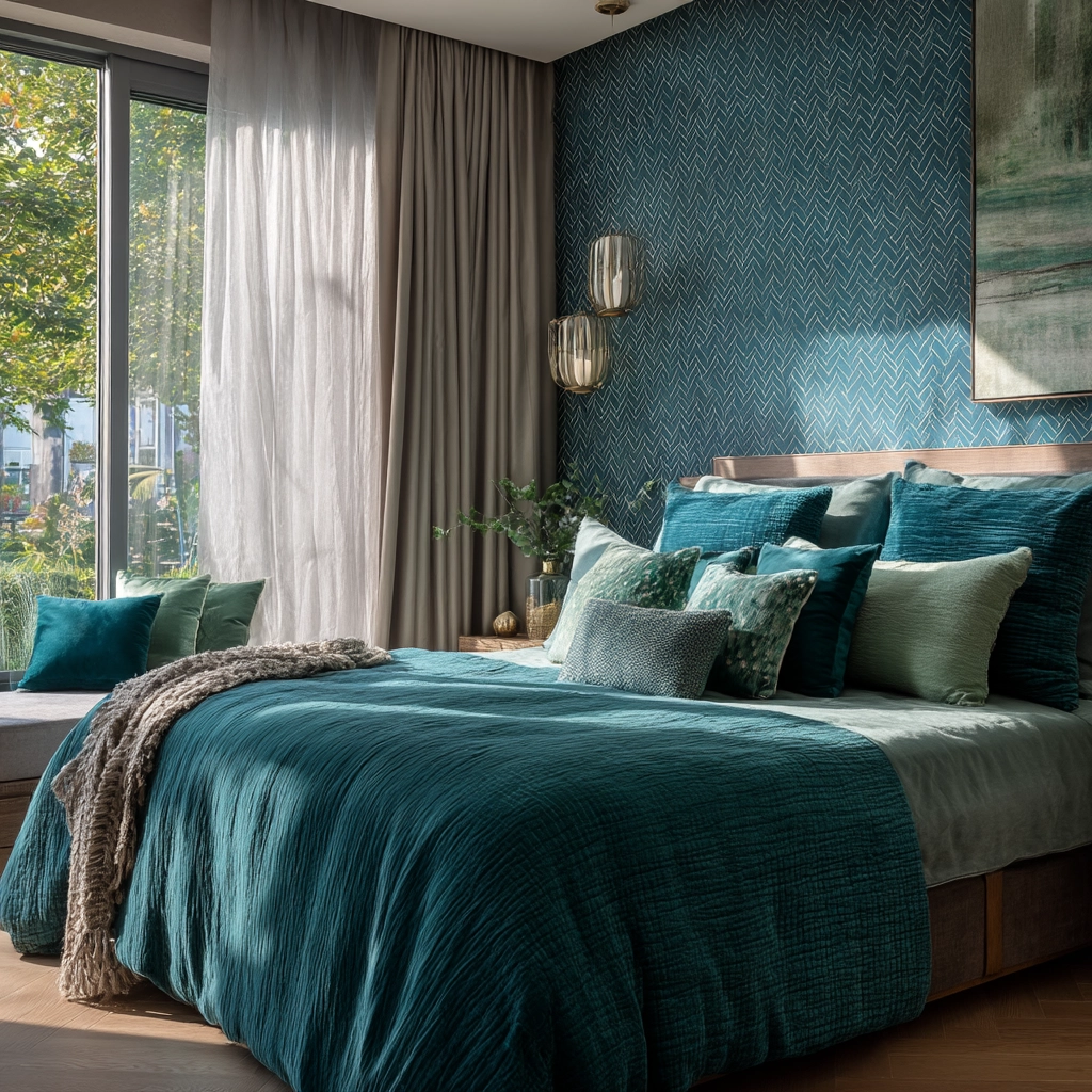 monochromatic bedroom ideas 55