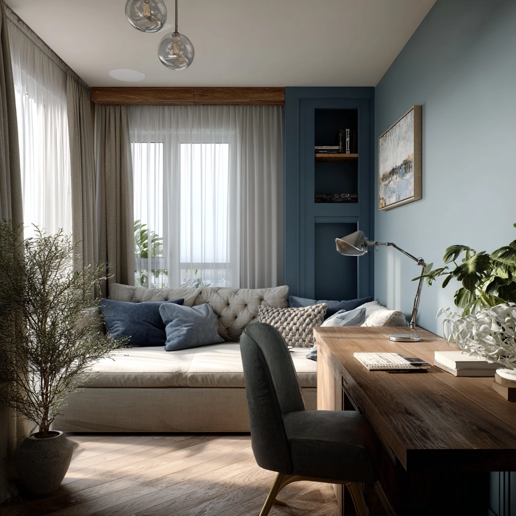 moody blue bedroom 20