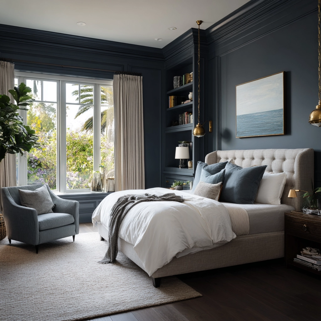 moody blue bedroom 21