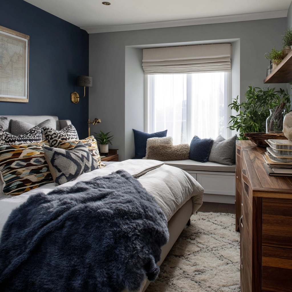moody blue bedroom 35