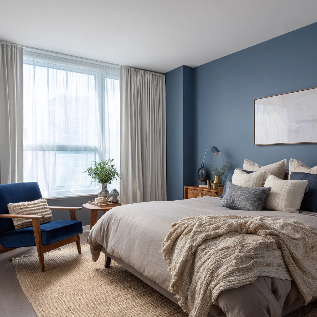 moody blue bedroom 43