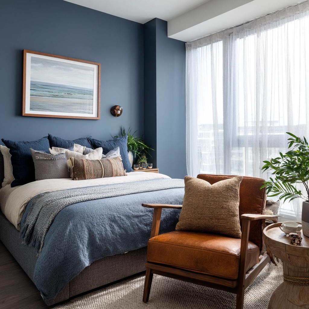 moody blue bedroom 44