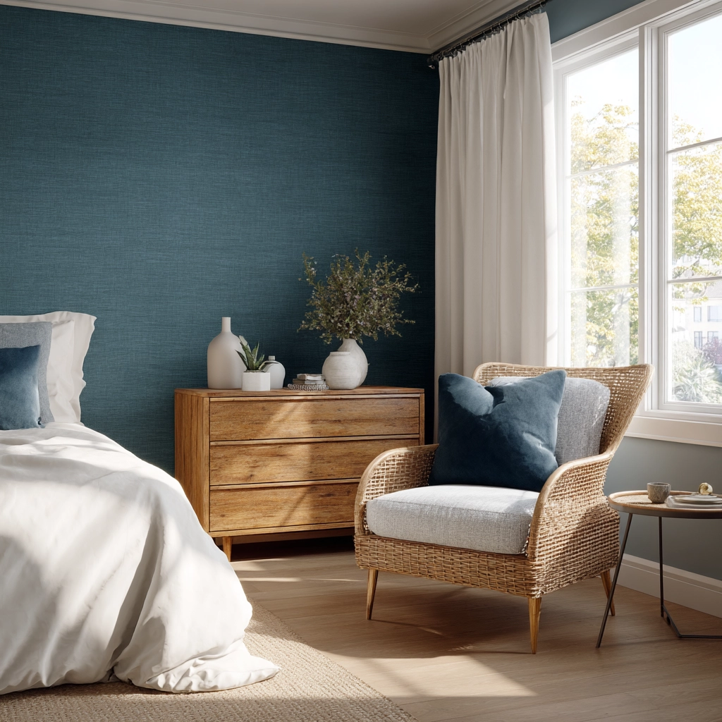 moody blue bedroom 5