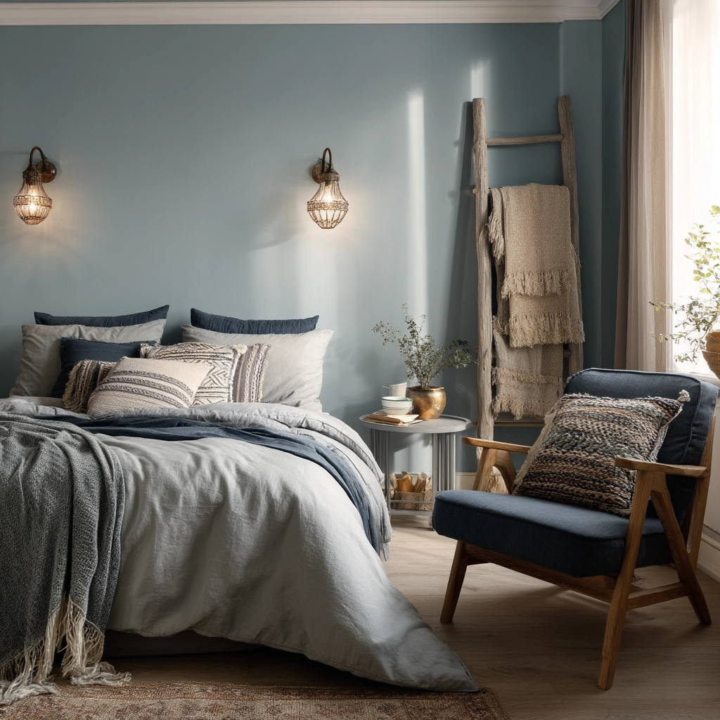 moody blue bedroom 52