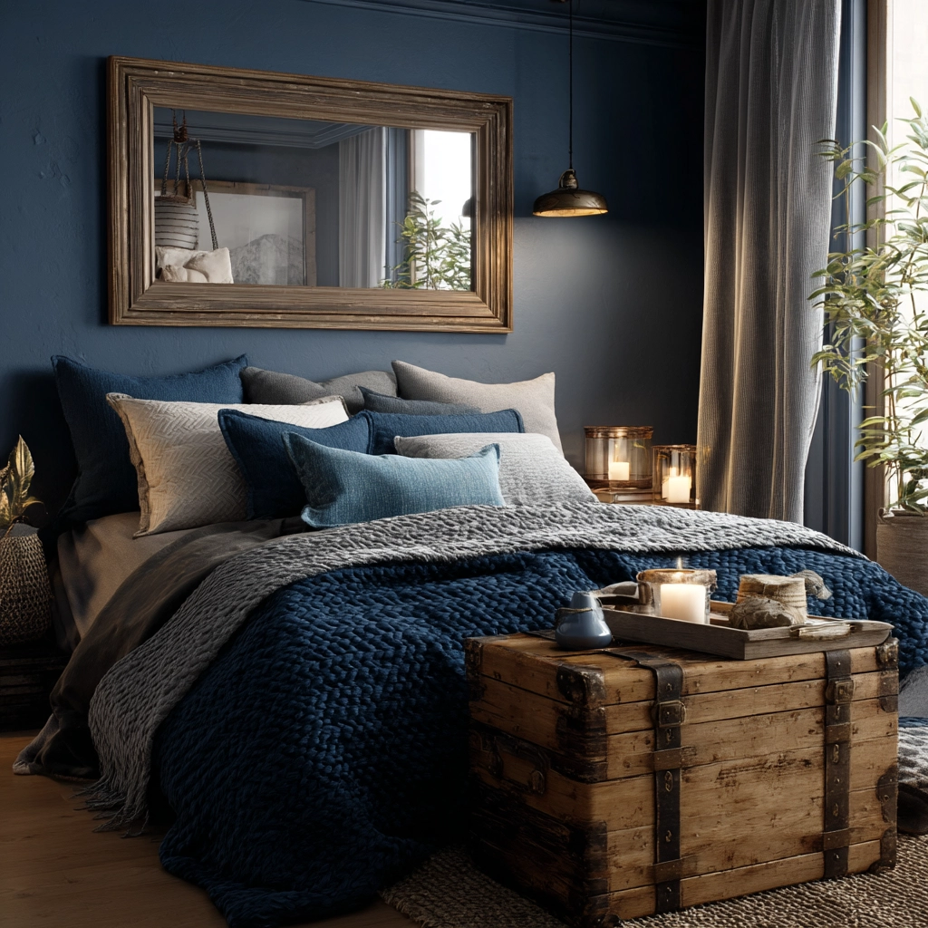moody blue bedroom 53
