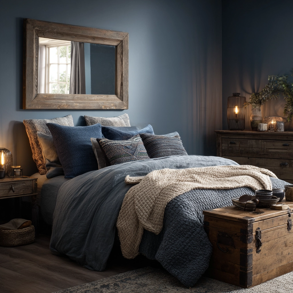 moody blue bedroom 55