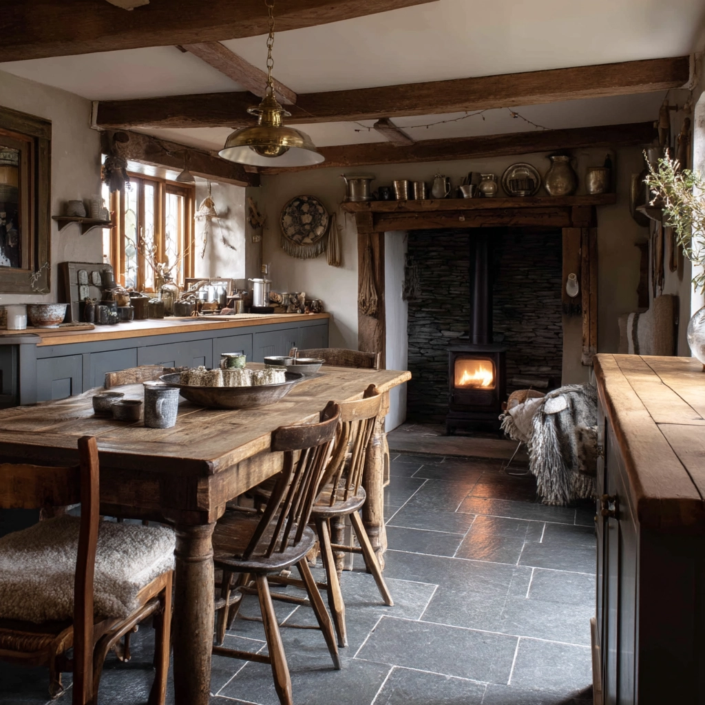 moody cottage kitchen 16