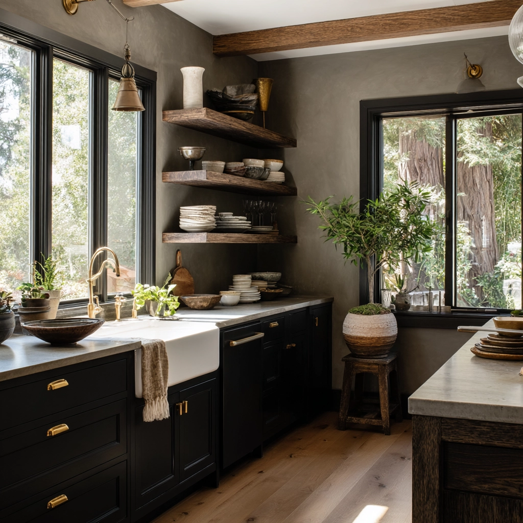 moody cottage kitchen 22