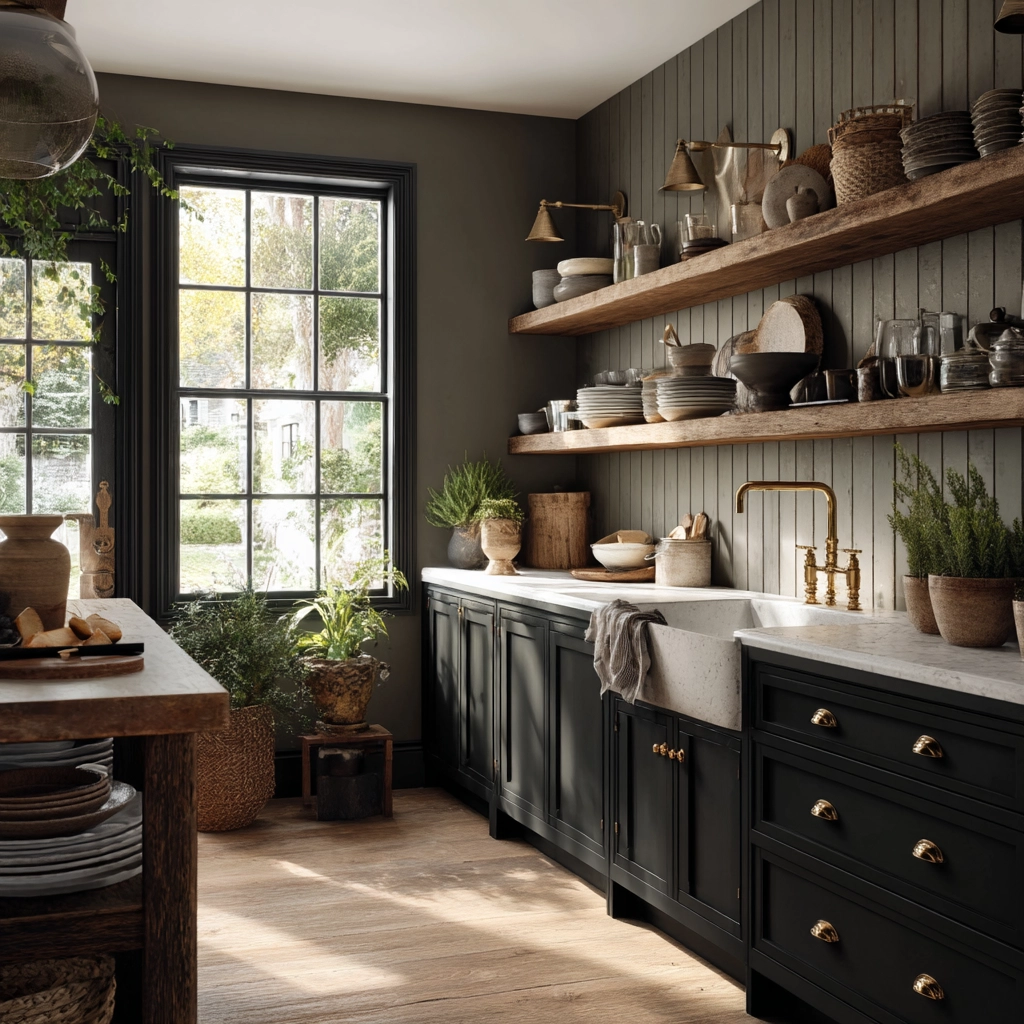moody cottage kitchen 23