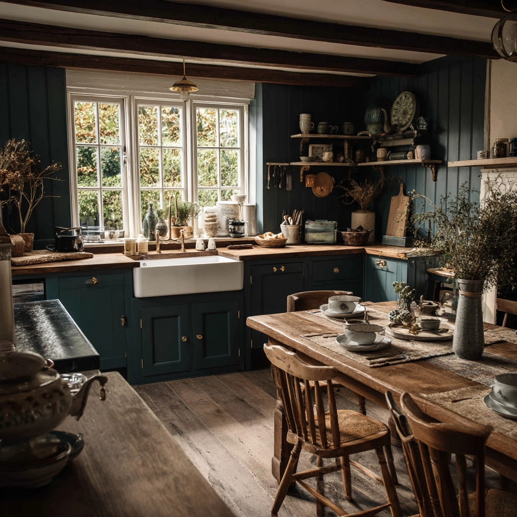 moody cottage kitchen 36