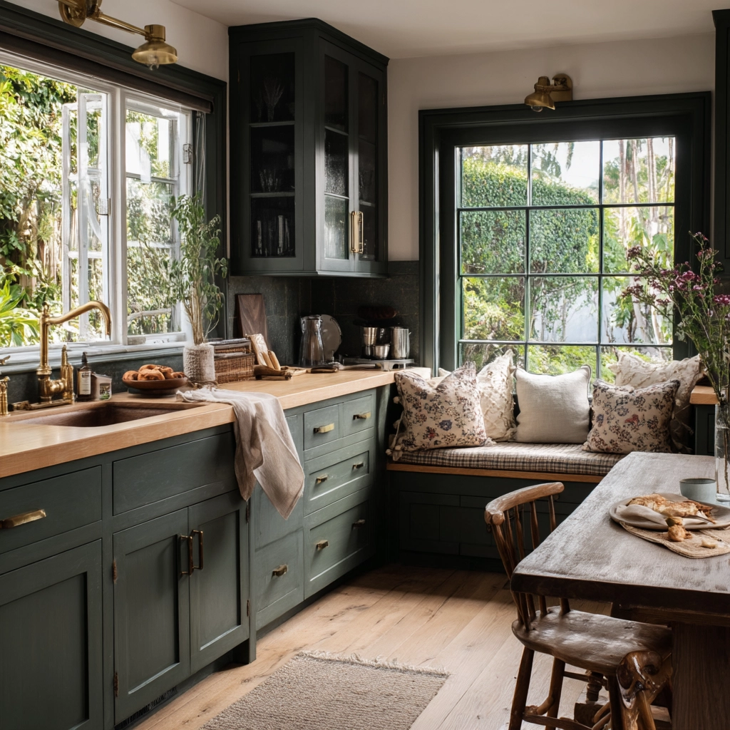 moody cottage kitchen 40