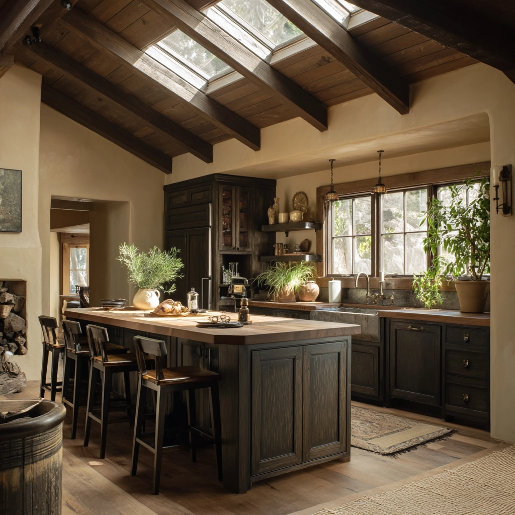 moody cottage kitchen 41
