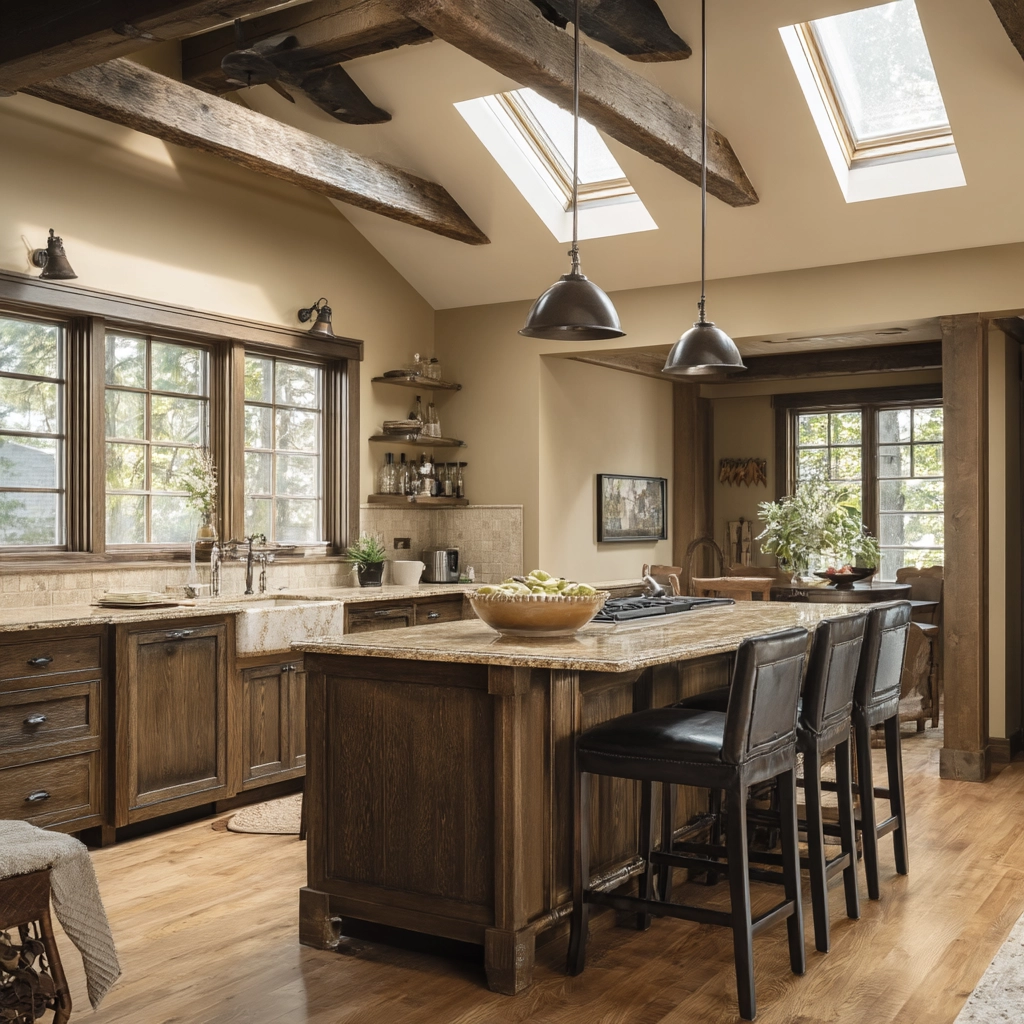 moody cottage kitchen 44