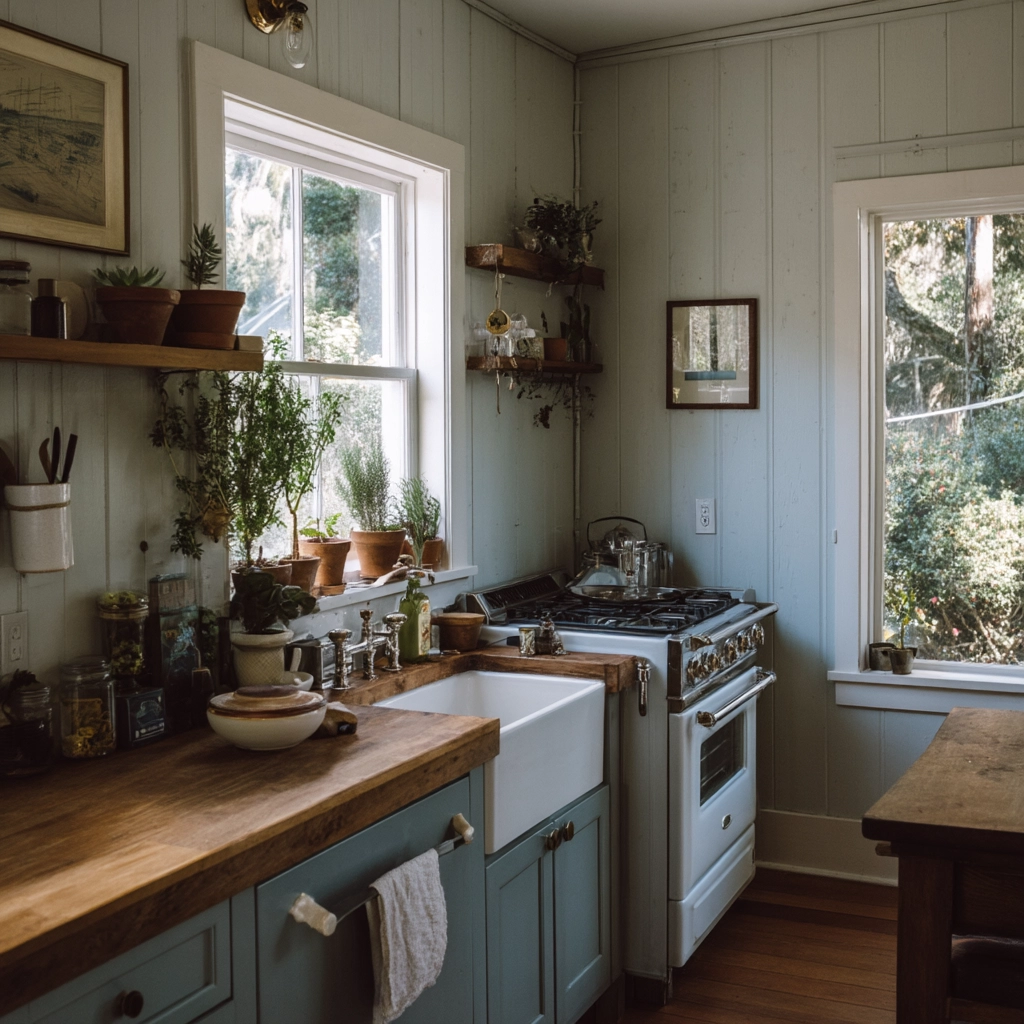 moody cottage kitchen 46