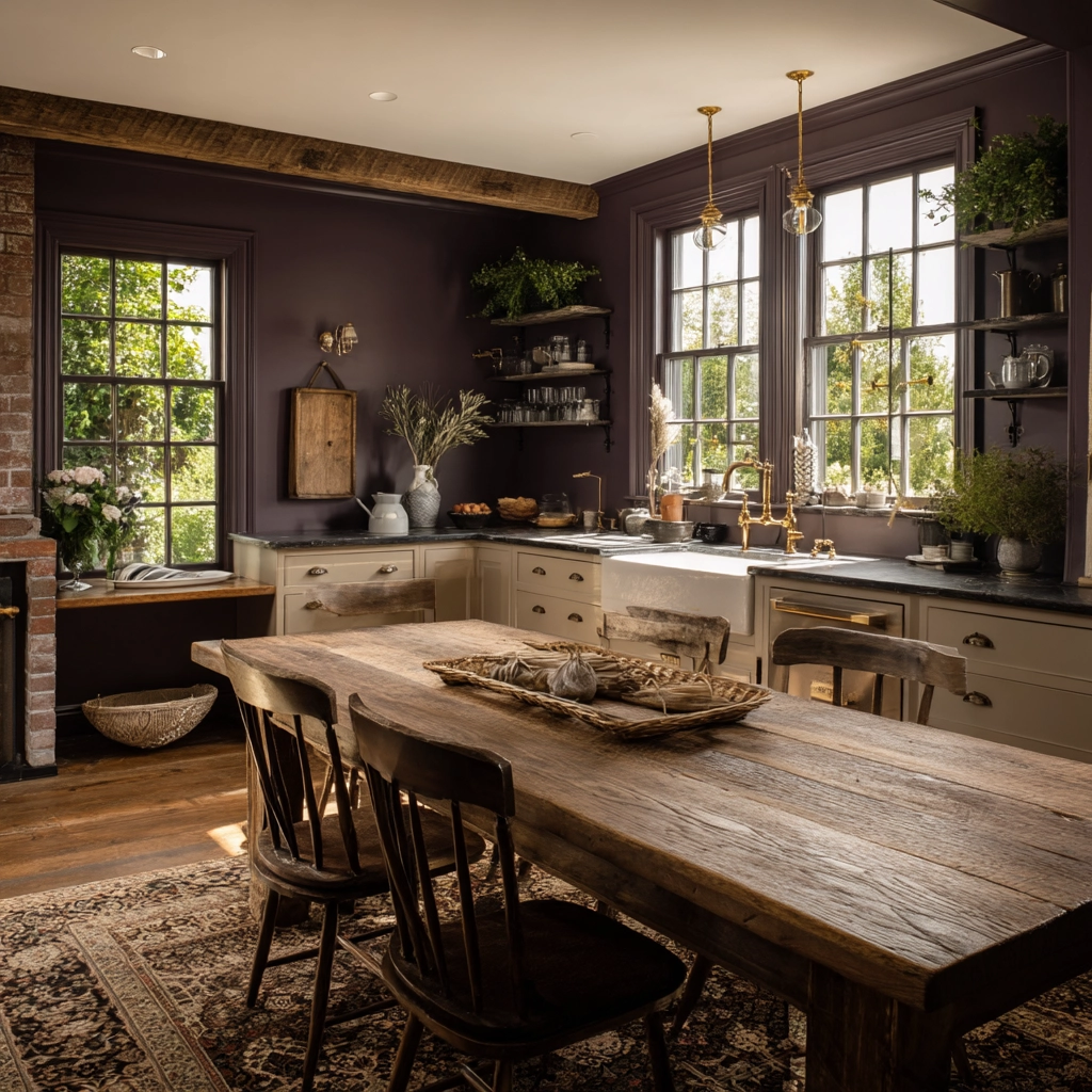 moody cottage kitchen 54