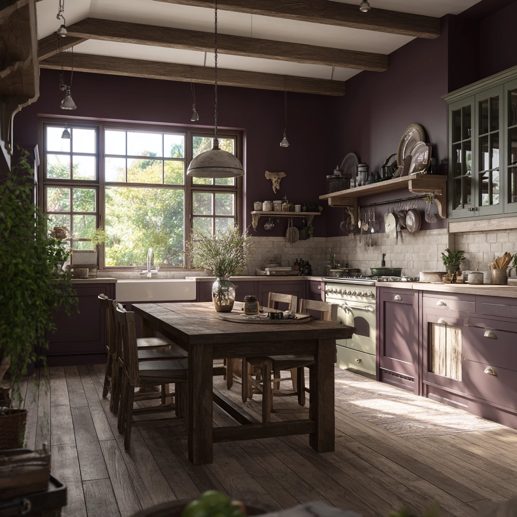 moody cottage kitchen 55
