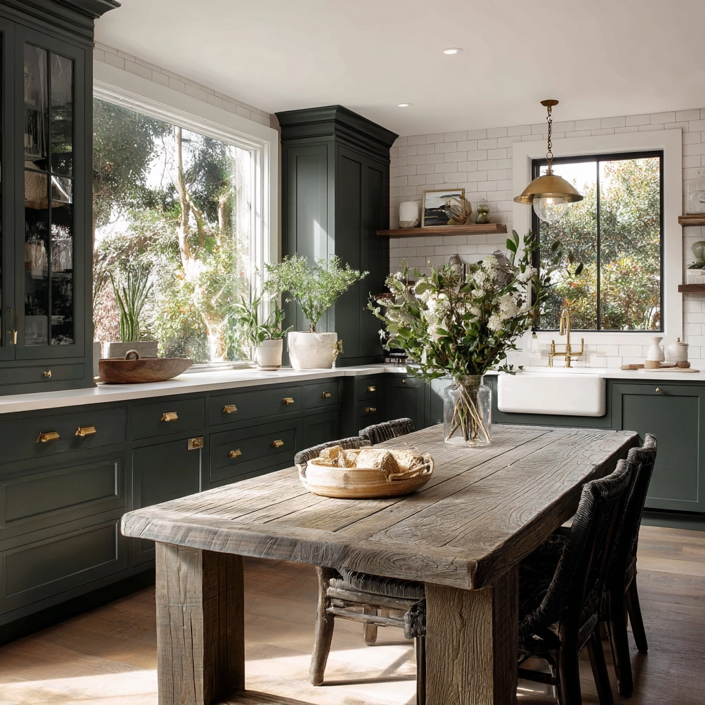 moody farmhouse kitchen 10