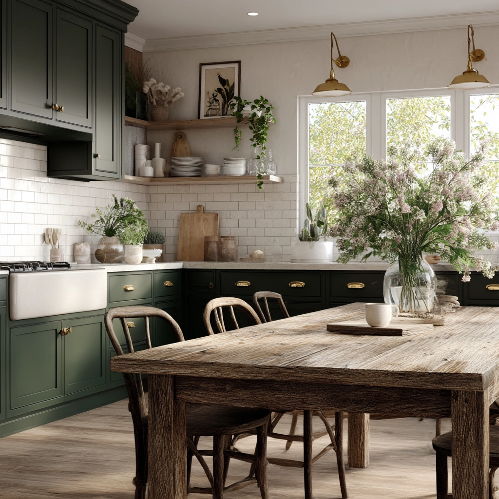 moody farmhouse kitchen 12