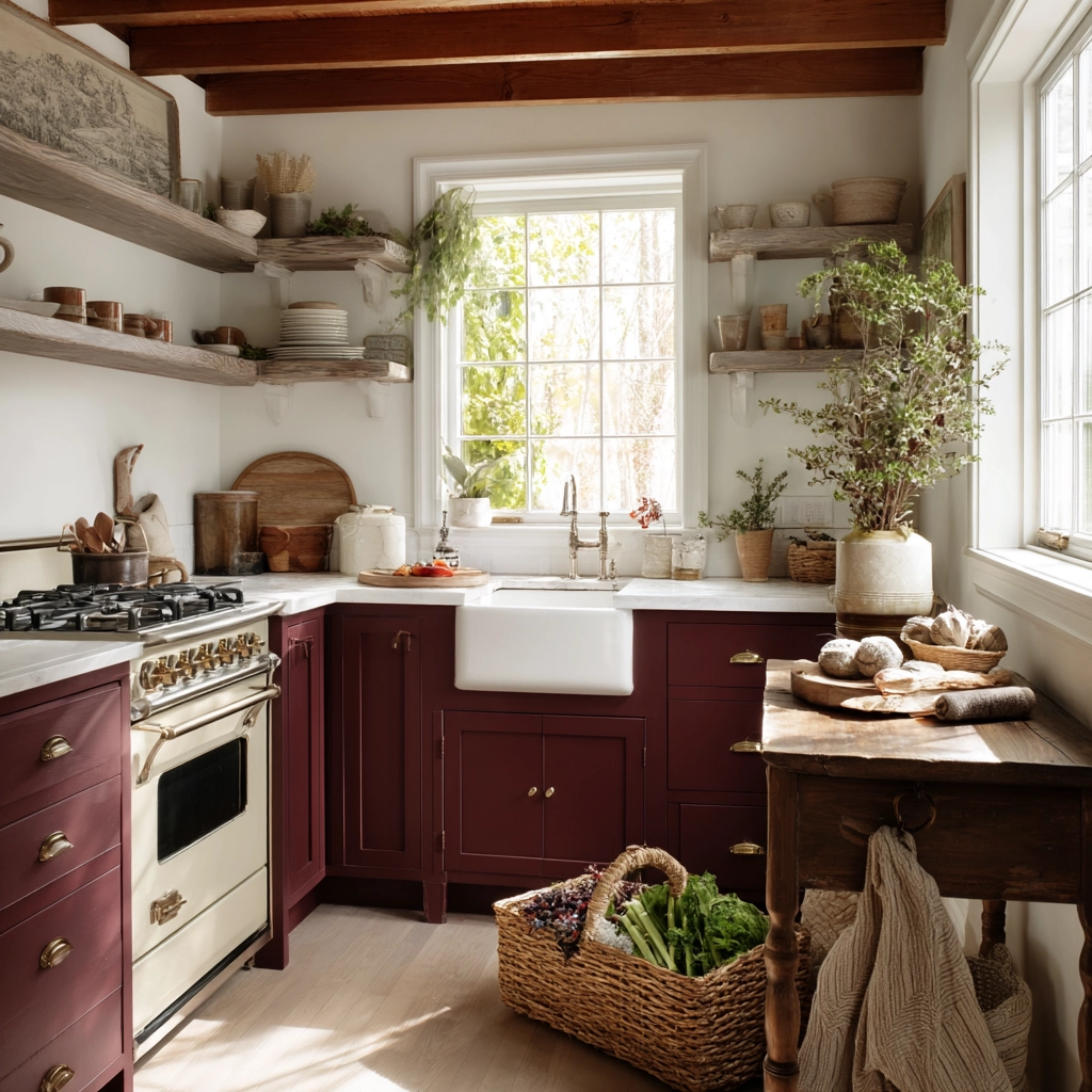 moody farmhouse kitchen 14