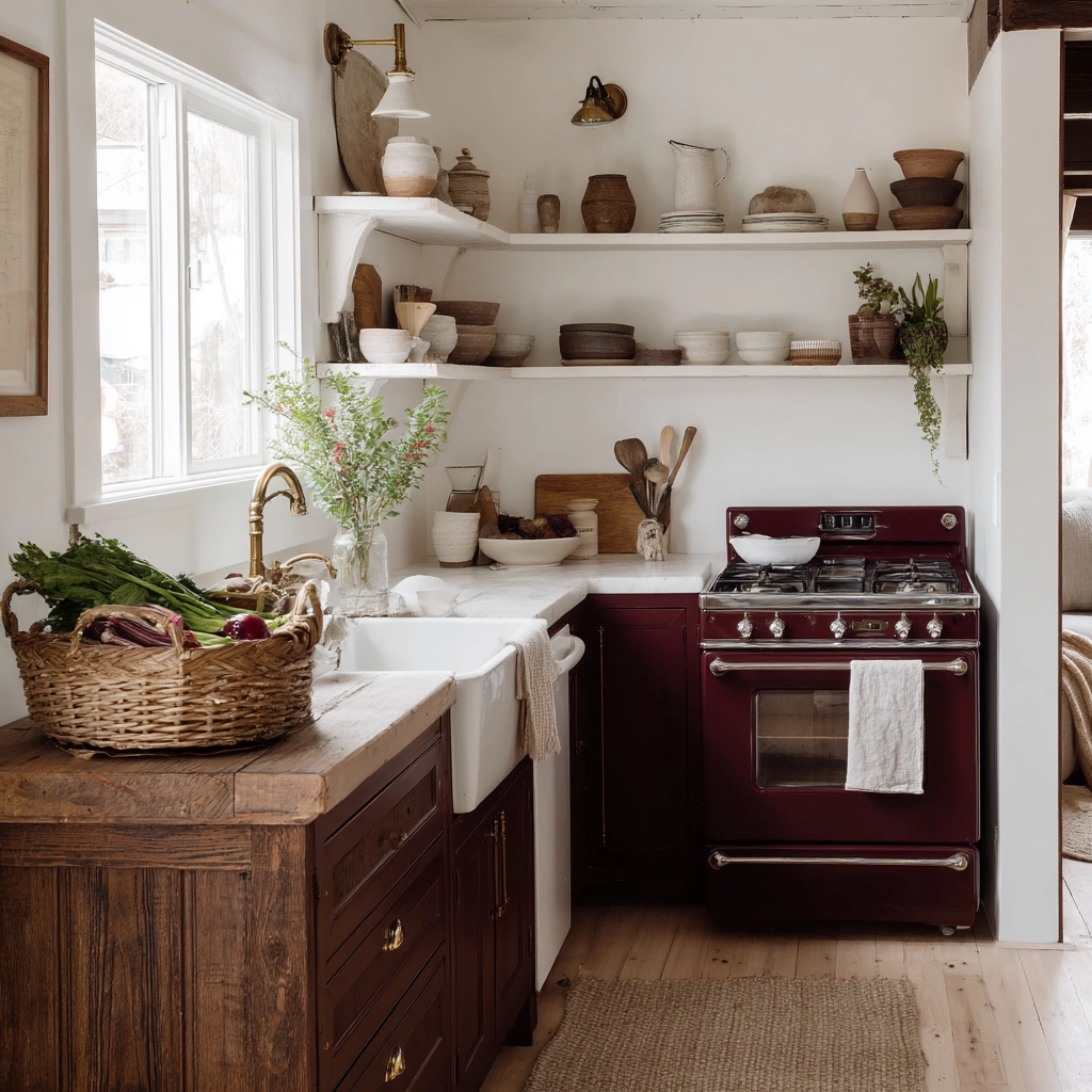 moody farmhouse kitchen 16