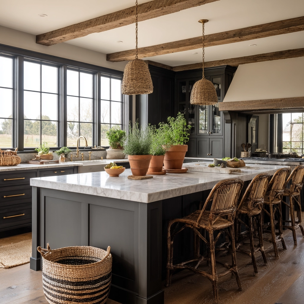 moody farmhouse kitchen 20