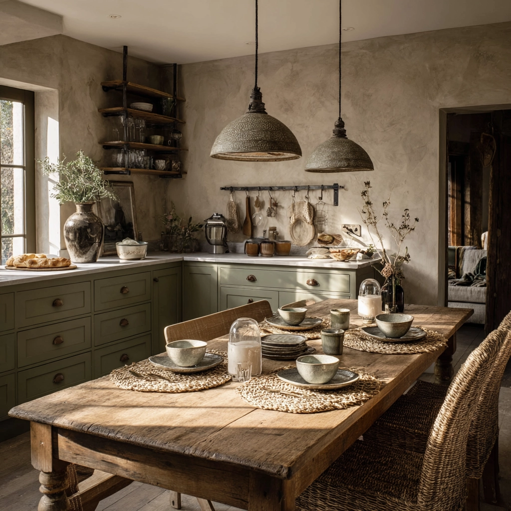 moody farmhouse kitchen 23