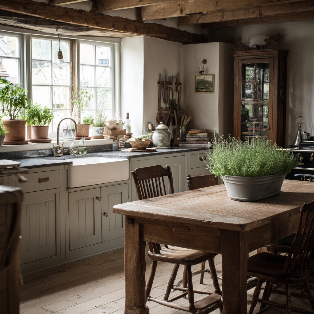 moody farmhouse kitchen 27