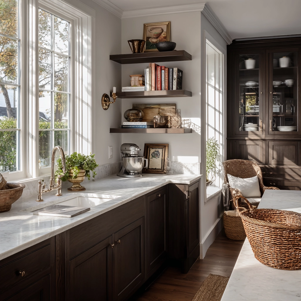 moody farmhouse kitchen 36