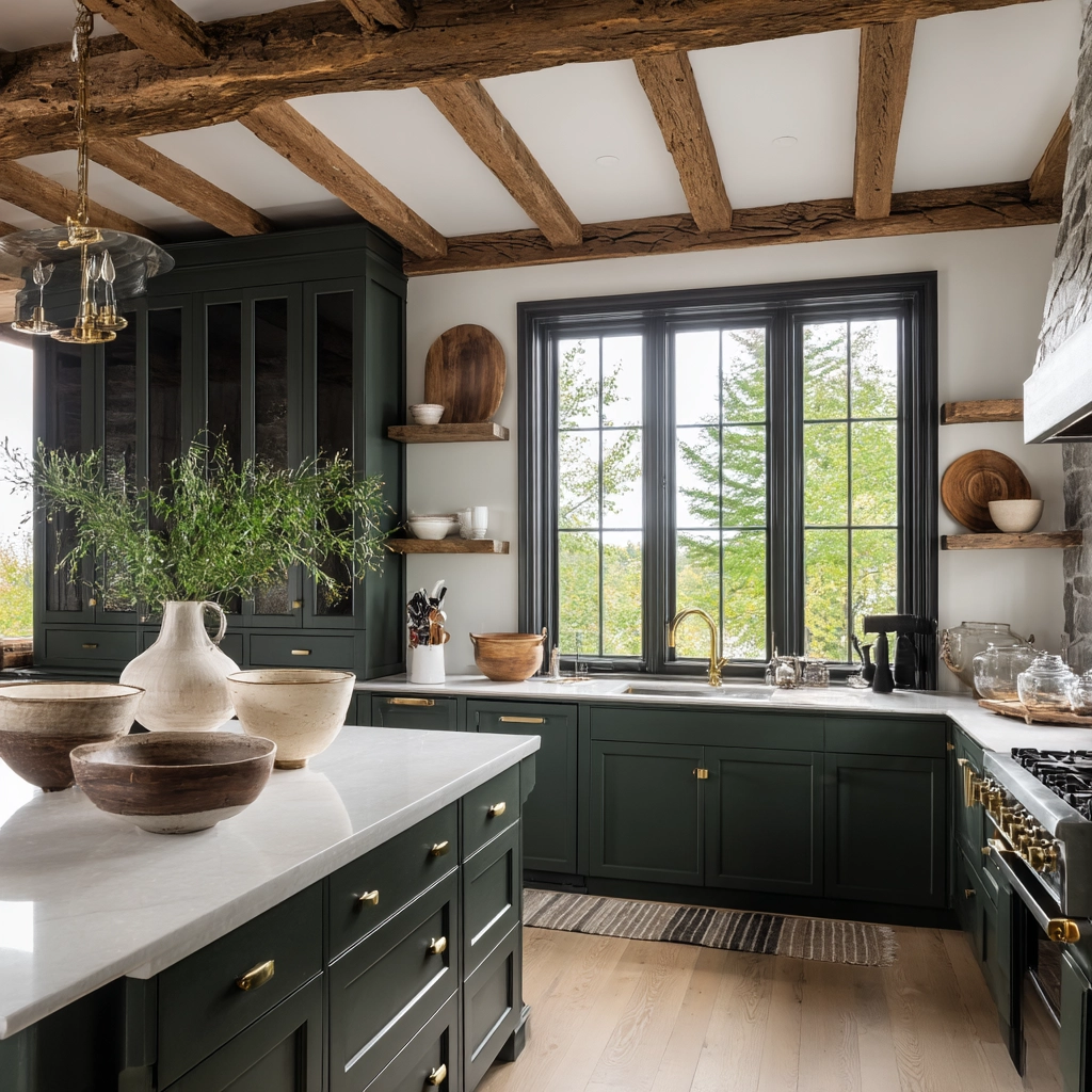 moody farmhouse kitchen 38
