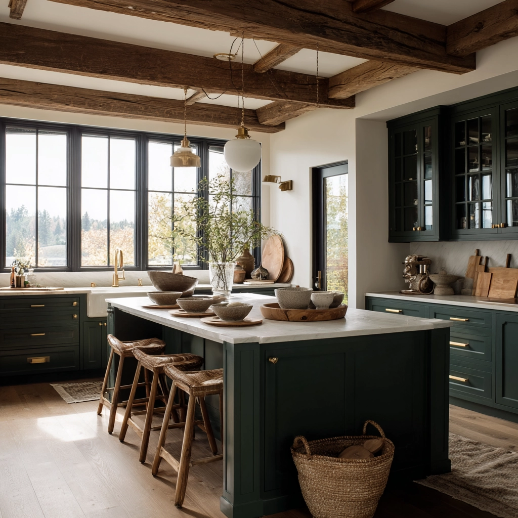 moody farmhouse kitchen 39
