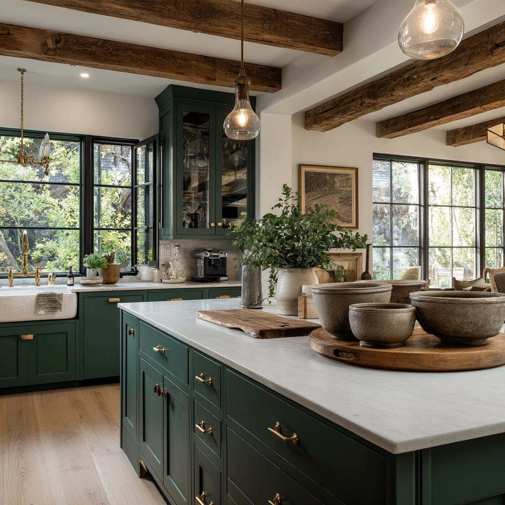 moody farmhouse kitchen 40