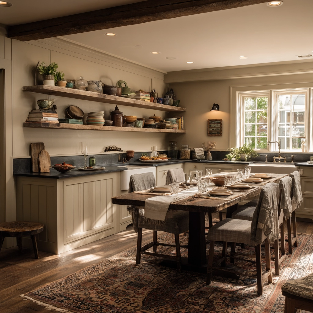 moody farmhouse kitchen 43